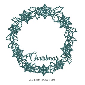 Christmas Wreath 200 x 200   Min buy 3.